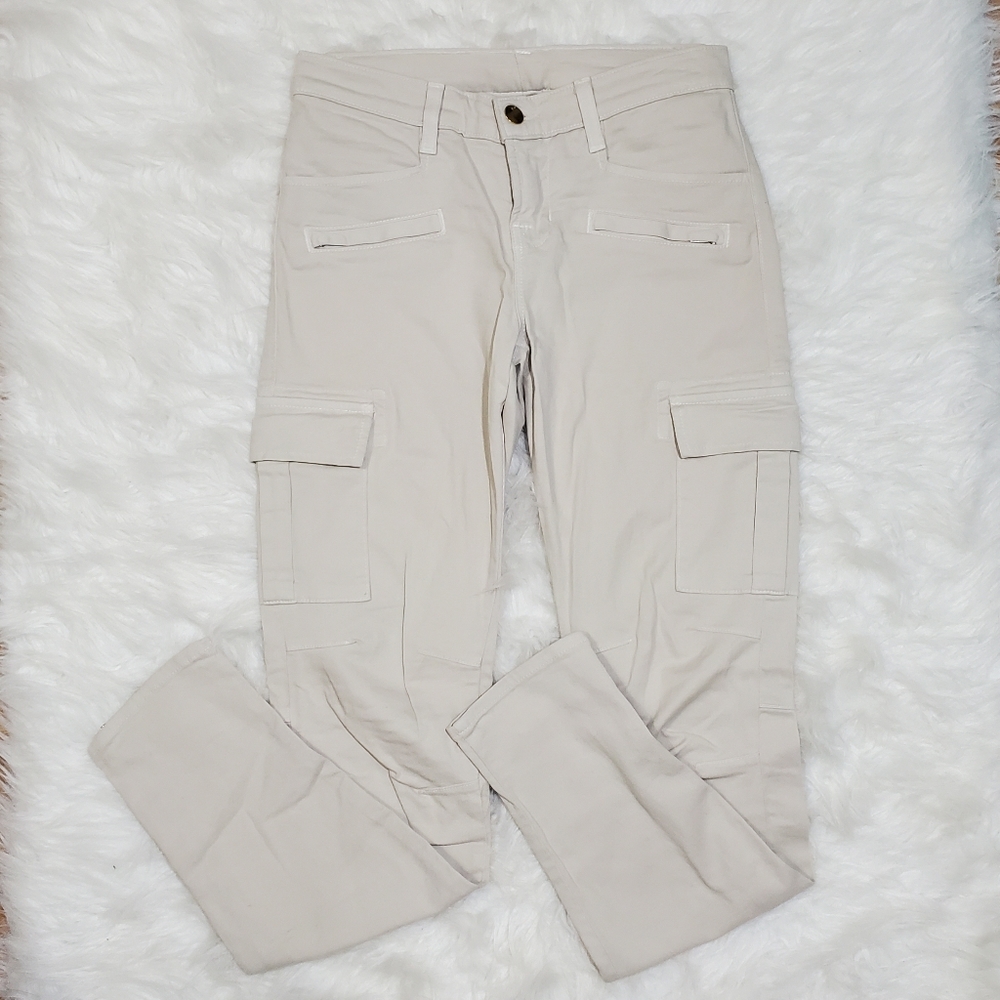 J Brand cargo beige/nude skinny jeans
